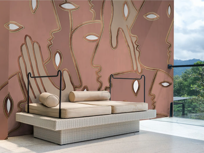 SEASON 1 KW1009 - Ecological Plaster backing wallpaper _ Affreschi & Affreschi