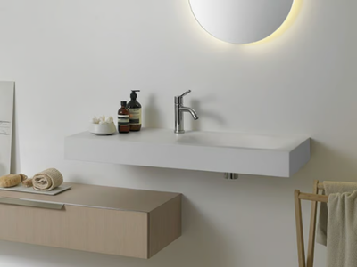 815 - Rectangular Cristalplant® washbasin _ Agape