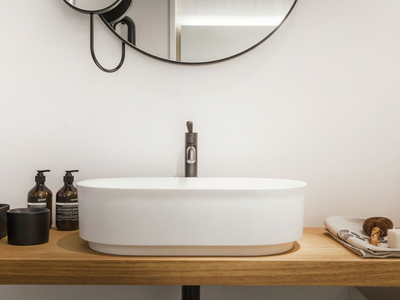 IMMERSION - Countertop Cristalplant® washbasin _ Agape