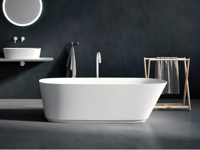 NEB - Freestanding oval Cristalplant® bathtub _ Agape