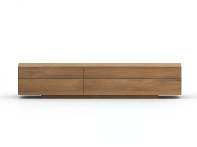 CRATER - Solid wood TV cabinet with drawers _ Air Division