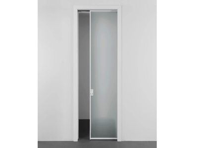 BEAT - Glass internal pocket sliding door _ ALBED