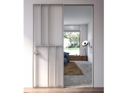 CELINE - Hinged flush-fitting glass door _ ALBED