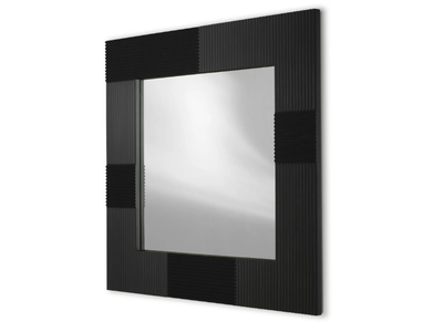 CAMPI - Square wall-mounted MDF mirror _ ALBEDO