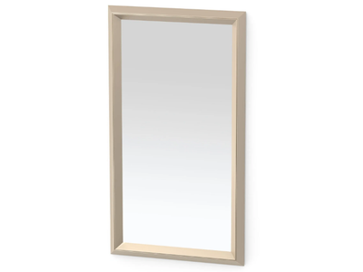DOUBLE - Framed rectangular metal mirror _ ALBEDO