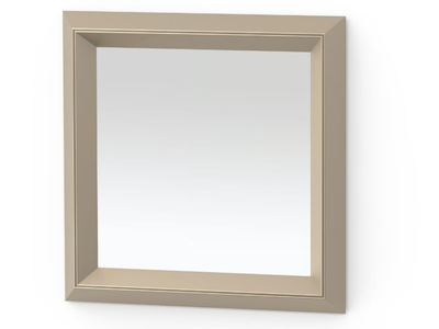 DOUBLE - Square framed metal mirror _ ALBEDO