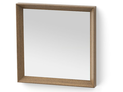 ESSENTIAL - Square framed metal mirror _ ALBEDO