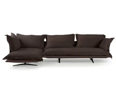 MODEL - 3 seater fabric sofa with chaise longue _ ALBEDO