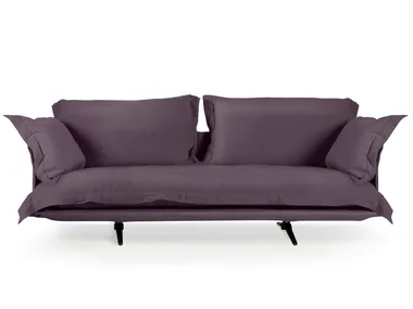 MODEL - 3 seater sled base fabric sofa _ ALBEDO