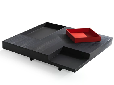 N.Y. - Low square wooden coffee table _ ALBEDO