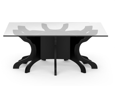 TALE - Low square birch coffee table _ ALBEDO