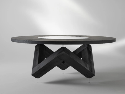 W - Round wooden table _ ALBEDO