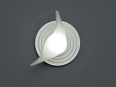 CARAMELLA - Borosilicate glass ceiling lamp _ Album