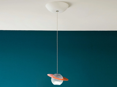 MINILED X1 SATURNO - LED blown glass pendant lamp _ Album
