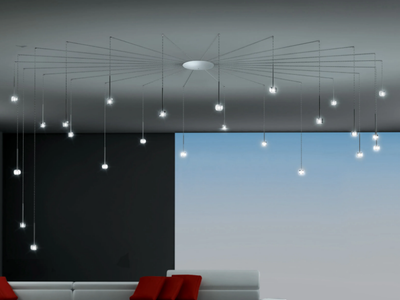 SCIAMELED STELLINA - LED crystal pendant lamp _ Album