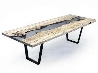 CREEK CHESTNUT - Rectangular dining table _ Alcarol