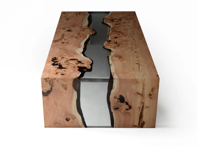 CREEK - Rectangular coffee table _ Alcarol