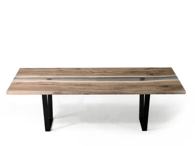 CREEK WALNUT - Rectangular dining table _ Alcarol
