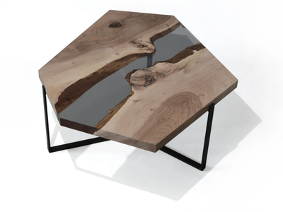 CRYSTAL WALNUT - Coffee table _ Alcarol