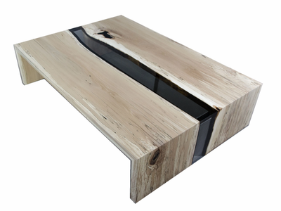 FUNGI - Rectangular solid wood coffee table _ Alcarol