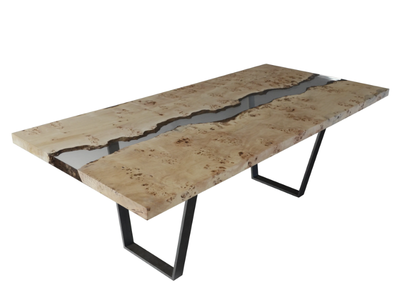 POPLAR RIVER - Rectangular dining table _ Alcarol