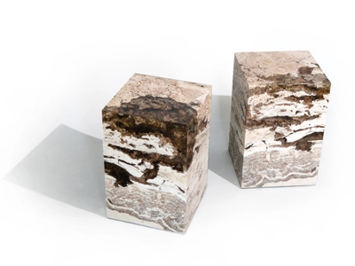 RAPOLANO - Rapolano travertine stool / coffee table _ Alcarol