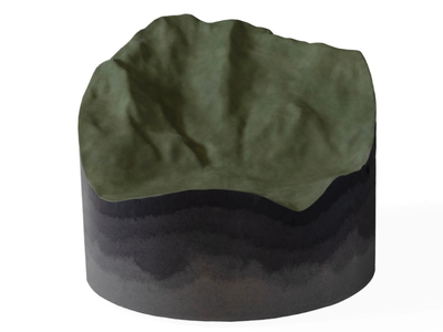 SLOPE - Velvet armchair _ Alcarol