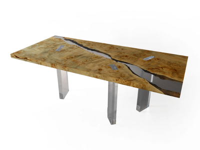 VENUS - Rectangular poplar table _ Alcarol
