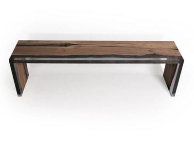WETLAND ONE SIDE - Oak bench _ Alcarol