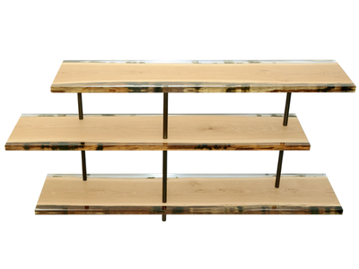 WOODPILE - Open modular solid wood shelving unit _ Alcarol