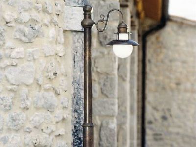 ABBAZIA - Metal garden lamp post _ Aldo Bernardi