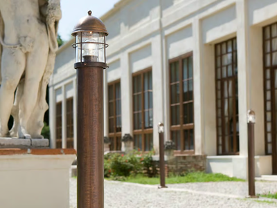 ATTILA - Metal bollard light for Public Areas _ Aldo Bernardi
