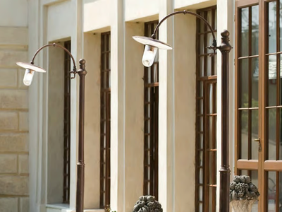 BARETTON - Brass garden lamp post _ Aldo Bernardi
