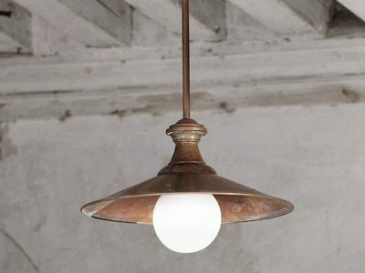 LOGGIATO - Brass pendant lamp _ Aldo Bernardi
