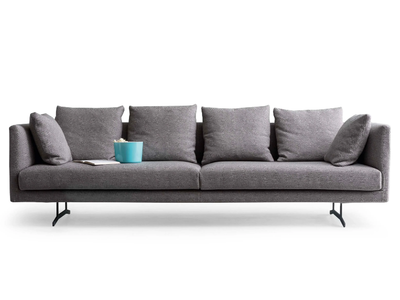 COPENAGHEN - 4 seater sled base sofa _ Alf DaFrè