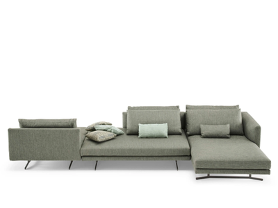 COPENAGHEN - Sectional sled base sofa _ Alf DaFrè