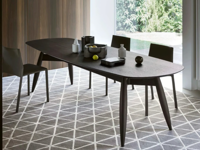 FUSELLO - Rectangular wooden table _ Alf DaFrè