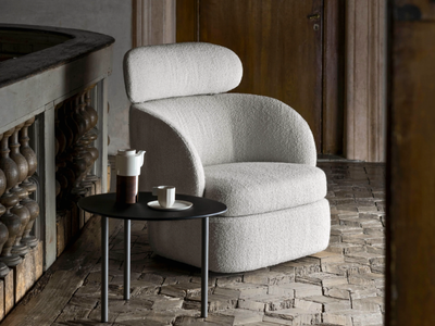 SOBI - Fabric armchair with headrest _ Alf DaFrè
