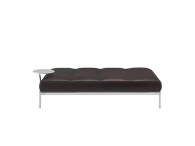 ALUZEN P07 - Upholstered leather bench _ Alias