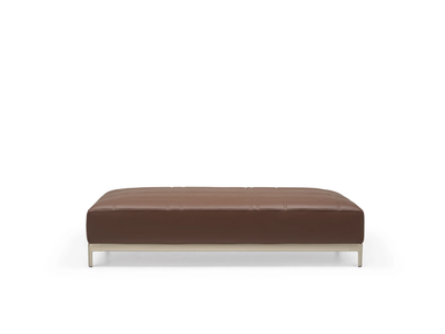 ALUZEN SOFT BENCH - P52 - Upholstered leather bench _ Alias