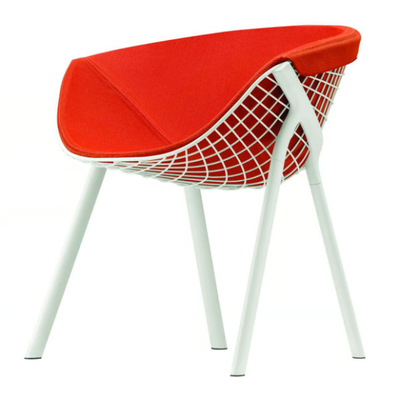 KOBI PAD LARGE - 044 - Steel chair with armrests _ Alias