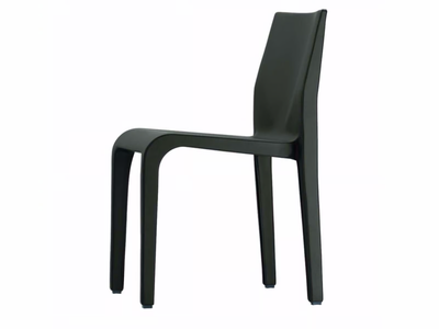 LALEGGERA CHAIR LEATHER - 301_L - Stackable leather chair _ Alias