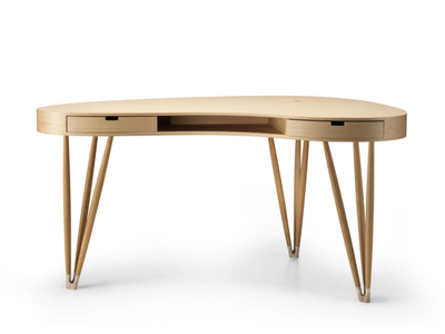 PLETTRO DESK / W01 - Multi-layer wood writing desk with drawers _ Alias