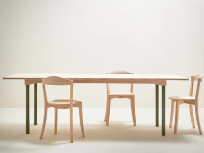 BIBOLINA - Rectangular oak table _ ALKI
