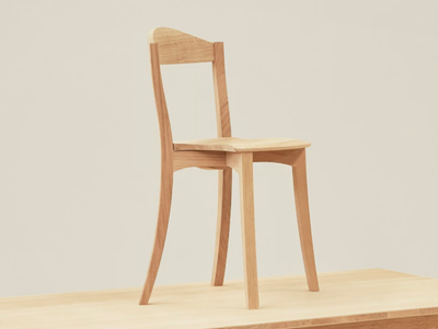 BIBOLINA - Stackable oak chair _ ALKI