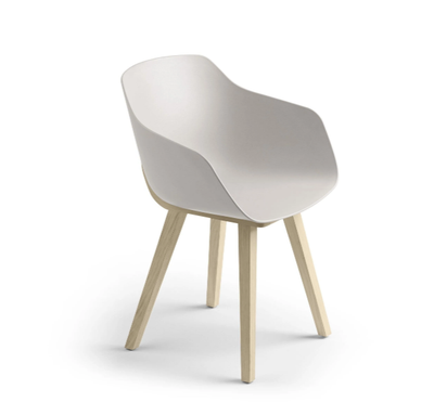 KUSKOA BI - Eco plastic chair with armrests _ ALKI
