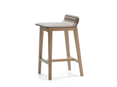 LAIA - High leather stool _ ALKI