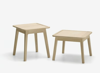 LAIA - Square oak coffee table _ ALKI