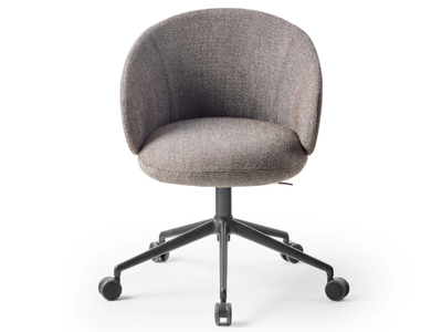 POTTOLO - Swivel height-adjustable fabric office chair _ ALKI
