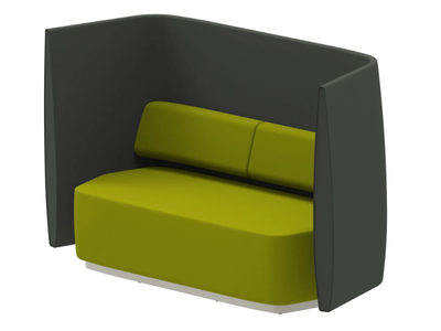 AIRWAVE 15 - High-back 2 seater fabric sofa _ Altek